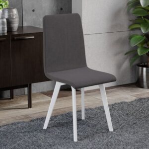 Scaun Rosa Gri Inchis – Westa 8 – Tip Scoica Tapitat