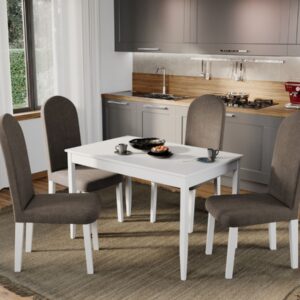 Set Masa Grand Alba + 4 Scaune Grand Maro