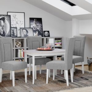 Set Masa Torino Alba + 4 Scaune Lima Vardo 6