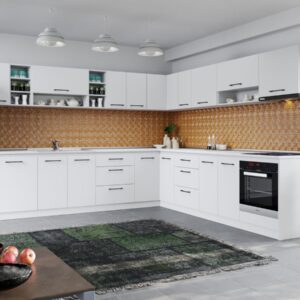 Set Mobila Bucatarie Colt Mina Pure 300*300 Alb C64