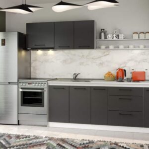 Set Mobila Bucatarie Mina Grafit 260 Gri Antracit C82