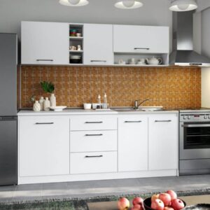 Set Mobila Bucatarie Mina Pure 200 Alb C41