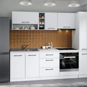 Set Mobila Bucatarie Mina Pure 244 Alb C44