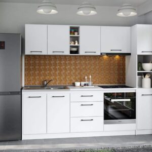 Set Mobila Bucatarie Mina Pure 244 Alb C54