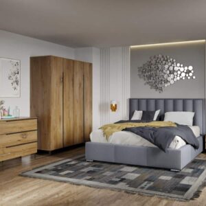 Set Mobila Dormitor Beverley tapitat
