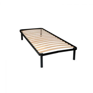 Set somiera demontabila, cu 4 picioare H30 si lamele din plop, 90×200 cm