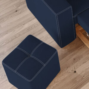 Taburet Cross Albastru