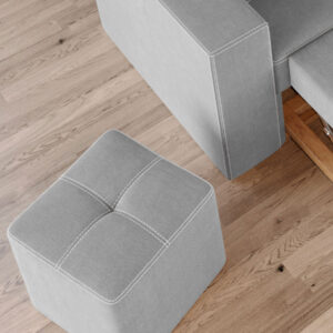 Taburet Cross Gri Deschis