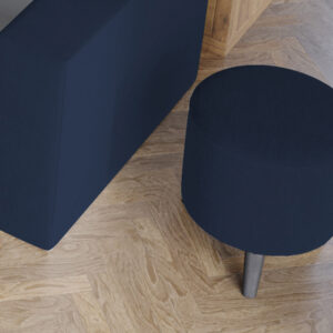 Taburet Puf Albastru