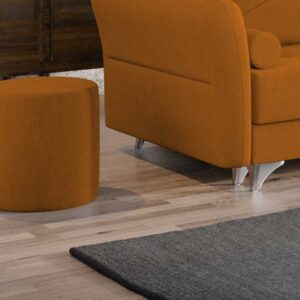 Taburet Smart Tapitat Portocaliu