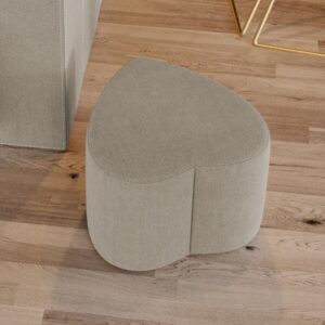 Taburet Inimioara Crem