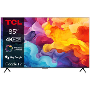 Televizor Smart TCL 85V6B, 214 cm, Smart Google TV, Ultra HD 4K, Clasa F
