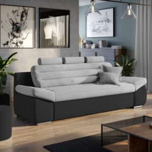 Canapea Quinn Gri Deschis / Gri Antracit