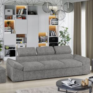 Canapea Extensibila Magic Plusata Gri Deschis