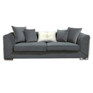 Canapea MAJESTY fixa, 3 locuri, gri, 232x90x76 cm