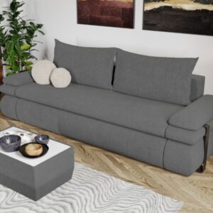 Canapea Extensibila Molly Gri Deschis