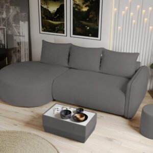 Coltar Extensibil Fiore Plusat Gri Antracit