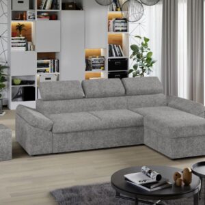 Coltar Extensibil Jamaica Plusat Gri Deschis