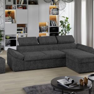 Coltar Extensibil Jamaica Plusat Gri Inchis