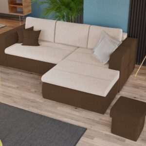 Coltar Extensibil Rita Crem / Maro