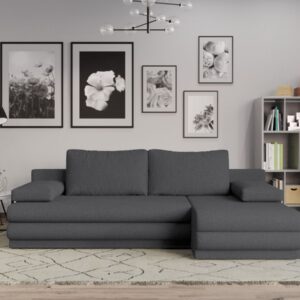 Coltar Extensibil Sensi plusat aspect lana gri