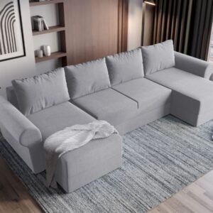 Coltar U Extensibil Bonito gri deschis