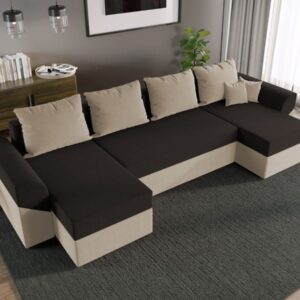 Coltar U Extensibil Cali crem / maro