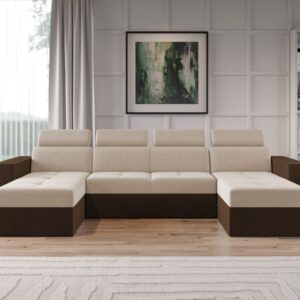 Coltar U Extensibil Paloma crem / maro