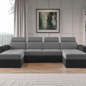 Coltar U Extensibil Paloma gri deschis / gri