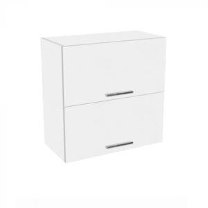 Corp suspendat 60 YANA, 2 usi rabatabile, corp alb, fronturi alb, 60x30x60 cm