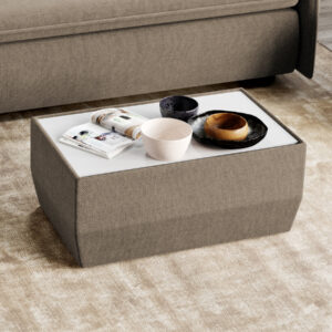 Masa cafea tapitata Revi Barrel 19