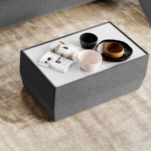 Masa cafea tapitata Revi Catifea Jasmine 90