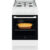 Aragaz mixt Electrolux LKK520002W, Cuptor electric, Grill, 4 arzatoare, Aprindere integrata, Alb