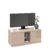 Comoda MODUS 4 sertare, Oak, Cappuccino Gloss