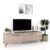 Comoda TV CUBO 180, 2U, Italian, Oak, Cappuccino Gloss