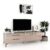 Comoda TV CUBO 180, 1U2S, Italian, Oak, Cappuccino Gloss