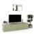 Comoda TV living CUBO 180, 2U, Clasic, Oak, Pesto