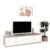 Comoda TV living CUBO 180, 4 sertare, Clasic, Alb