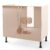 Dulap chiuveta 2U STYLE 90, MDF Cappuccino Gloss